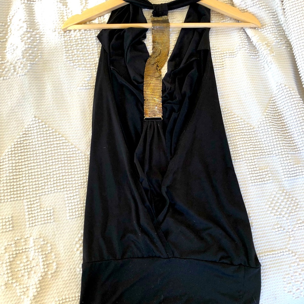 Black stretch top